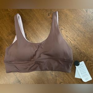 XL CottonOn Body ultr soft REVERSIBLE tank/bra. Deep Taupe/Pearl Mushroom colors